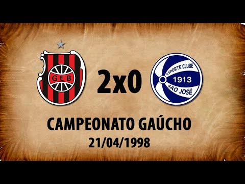 G.E.Brasil 2x0 São José-POA - Campeonato Gaúcho 1998