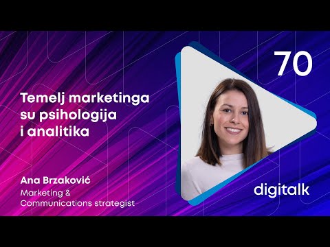 Temelj marketinga su psihologija i analitika | Ana Brzaković | DigiTalk EP70