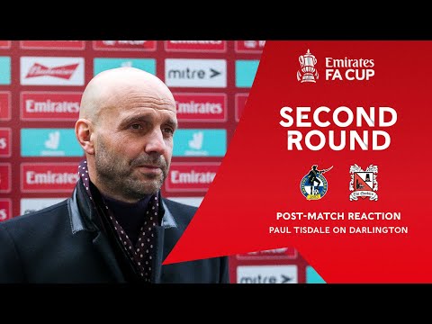 Manager's Reaction - Paul Tisdale on Darlington