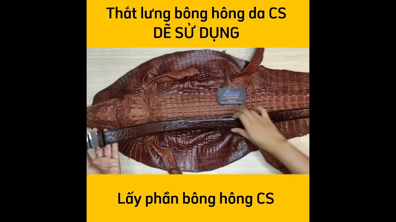 Dây Nịt Nam Da Cá Sấu TS126