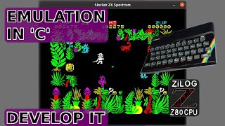 Emulating a Sinclair Spectrum 48K & Z80 CPU Using Only ANSI C