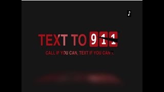 Text To 911 Public Service Announcement - Open Caption
