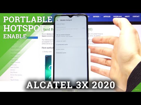 How to Enable Portable Hotspot in ALCATEL 3X (2020) – WiFi Sharing