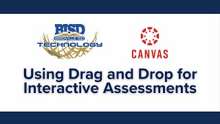 Using Drag and Drop for Interactive Questions in Canvas New Quizzes