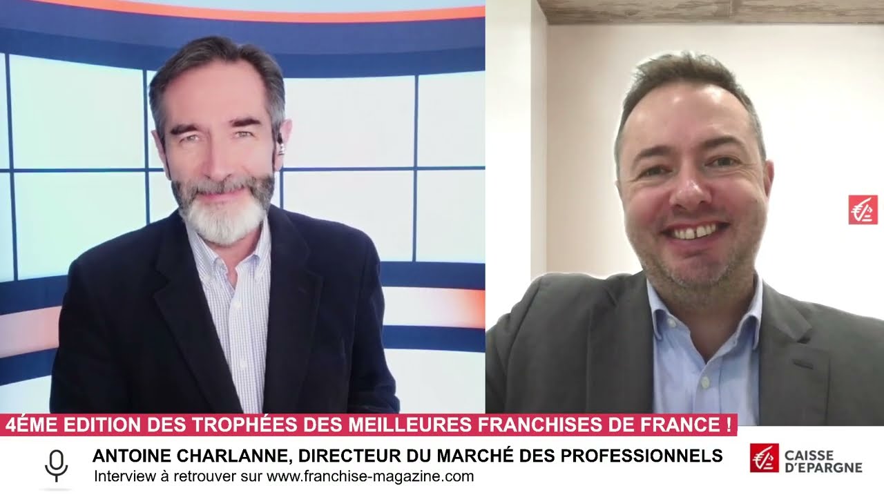 Interview d&rsquo;Antoine Charlanne, Directeur du marché des professionnels Caisse Épargne, partenaire des Trophées des meilleures franchises de France 2026