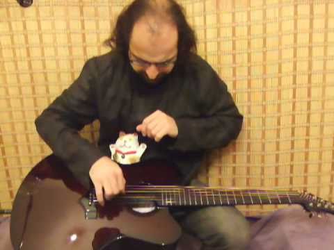 Martin Blanes - Sakura Improvisation (on 'prepared' Emerald guitars X30-7 strings)