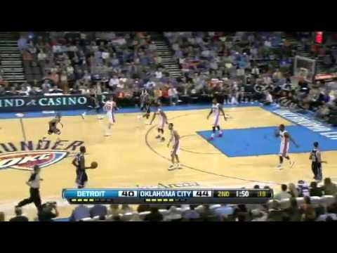 NBA Full Highlights - Detroit Pistons vs OKC Thunder - Game Recap & Highlights - 09/11/2012