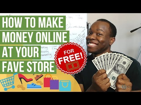 How to Make Money Online for FREE Shopping at Your Favorite Store - Best 5 Step Idea Ever!