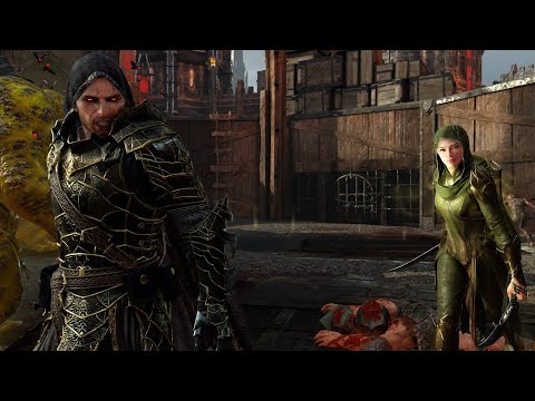 Eltariel And Talion Charge - Shadow Of War