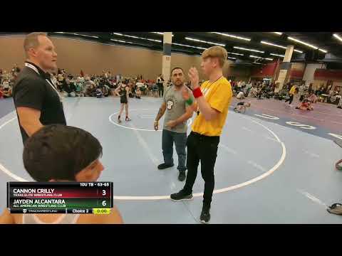 63-65 Lbs Round 2 - Jayden Alcantara, All American Wrestling Club Vs Cannon Crilly, Texas Elite Wr