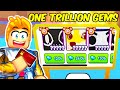 Spending ONE TRILLION GEMS In Roblox Pet Simulator 99