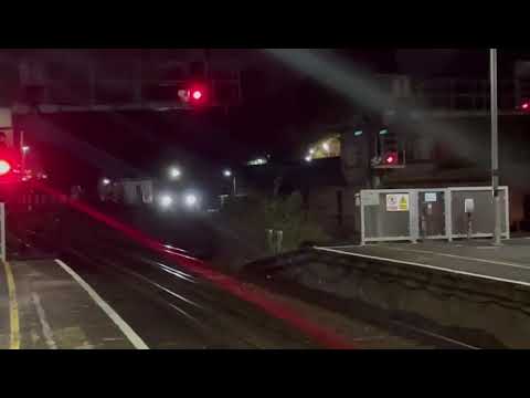 (put subtitles on) DRS Class 68016 & 68018 at Southampton Central with the Winfrith Nuclear Train