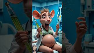 ❤️Evolution of The pregnant rat is admitted in the hospital🥰Milky stock☑️#love#cute#evolutionl