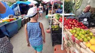 Отдых в Грузии! Рынок Кобулети,цены,позитивное общение с торговцами).