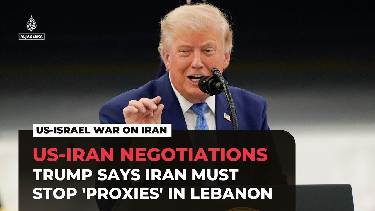 Trump says Iran must stop ‘proxies’ in Lebanon or US will hit Iran 'very hard again'