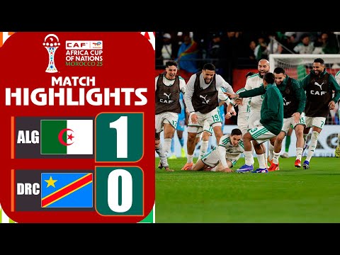 Algeria vs DR Congo 1-0 Highlights | AFCON 2025 - #TotalEnergiesAFCON2025 | drc algeria