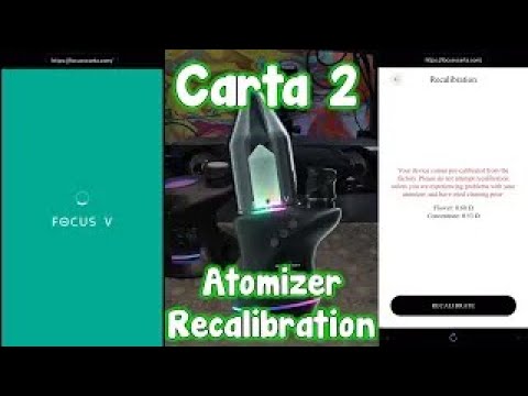 CARTA 2 ATOMIZER RECALIBRATION    FOCUS V