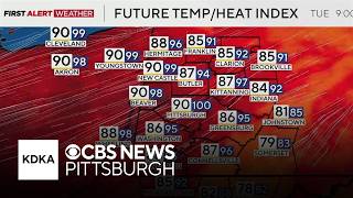 Expect extreme heat in the Pittsburgh area this week