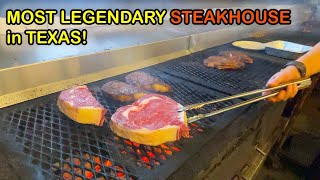 ULTIMATE Texas SMALL TOWN FOOD TOUR! Most LEGENDARY STEAKHOUSE in Texas!