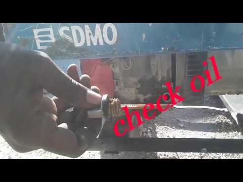 how to start a generator SDMO