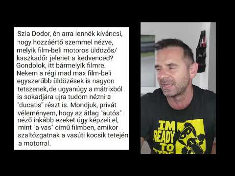 DodorShow - Komment válasz - 168. - Kedvenc motoros film jelenet
