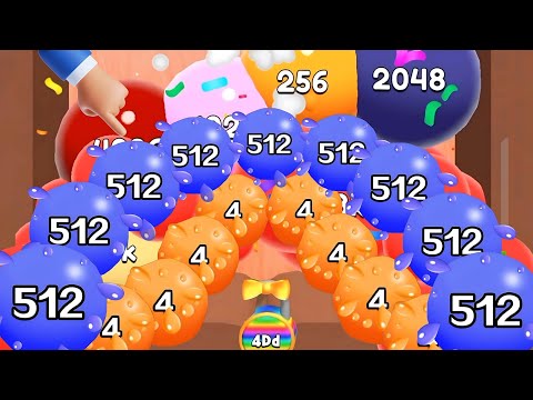 😂 Jelly 2048 ( 4096, 16384.. 1,000,000,000,000) blob merge 3d 🆚 Death puzzle 2048 gameplay part 1024