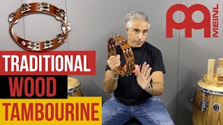 Video thumbnail for 🥁 Meinl Percussion | Traditional Wood Tambourine: tamburello in legno TA2AB finitura Antique Brown by Adagio Italia