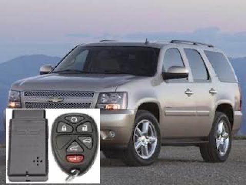 2011 2012 2013 2014 Chevrolet/GMC/Cad (Tahoe/Yukon/Esc) Key Fob Programming