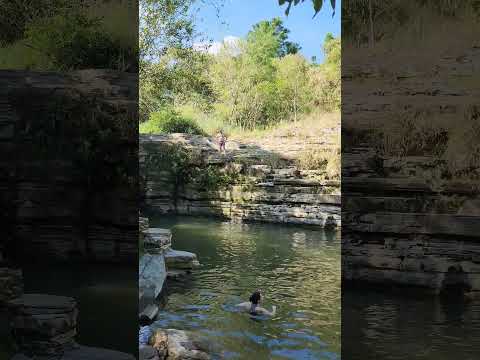 cachoeira vale dos pássaros - primeiro pulo #cachoeira #valedospassaros #sapopema #parana