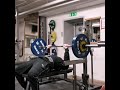 Dead bench press with close grip 150kg 11 reps