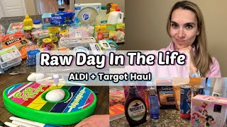 Day In The Life (Raw) || Aldi and Target Grocery Haul  + Doctor Visit