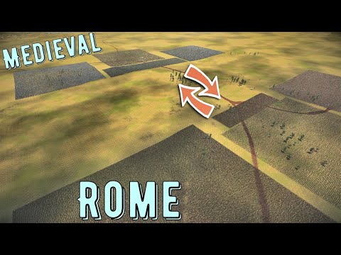 Roman Legion vs Medieval Army - UEBS 2