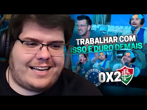 CASIMIRO REAGE: RÁDIO CRUZEIRO SPORTS NO PÊNALTI EM CRUZEIRO 0X2 FLUMINENSE | Cortes do Casimito
