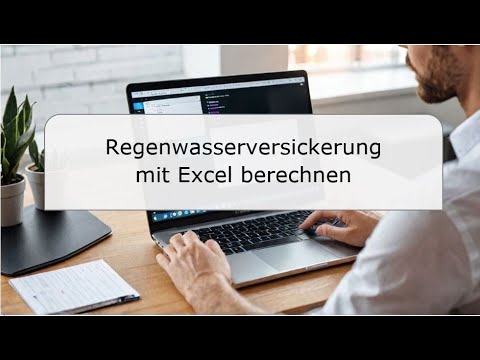 Regenwasserversickerung Versickerungsmulde nach DWA A138 mit Excel