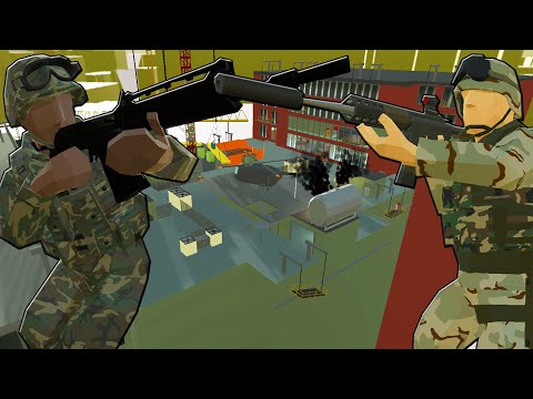 INSANE Battle on a SKYSCRAPER!? - Ravenfield: Battle Simulator