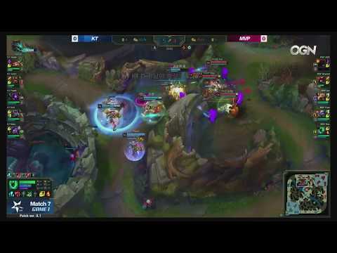 KT vs MVP Highlights Game 1 [LCK Spring 2018] KT Rolster vs MVP