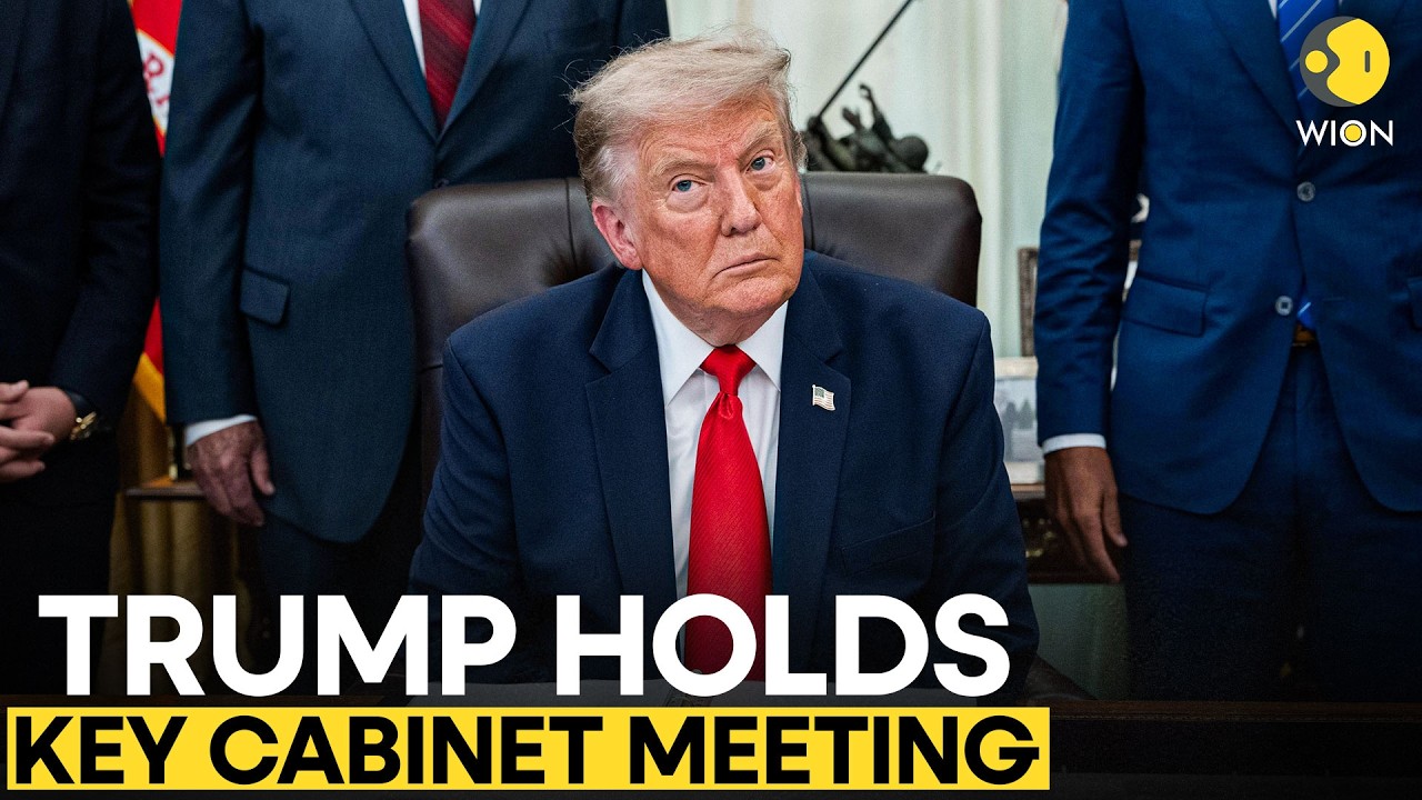 LIVE: Trump Convenes High-Stakes Cabinet Meeting at Camp David Amid Global Tensions | WION