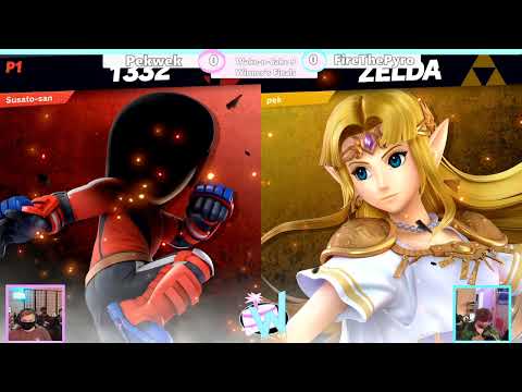 Pekwek (Zelda) vs FireThePyro (Mii Brawler) Winner's Finals WnC HTC #9