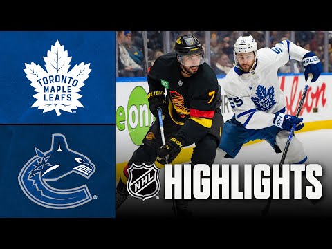 Maple Leafs vs. Canucks | NHL Highlights | January 31, 2026