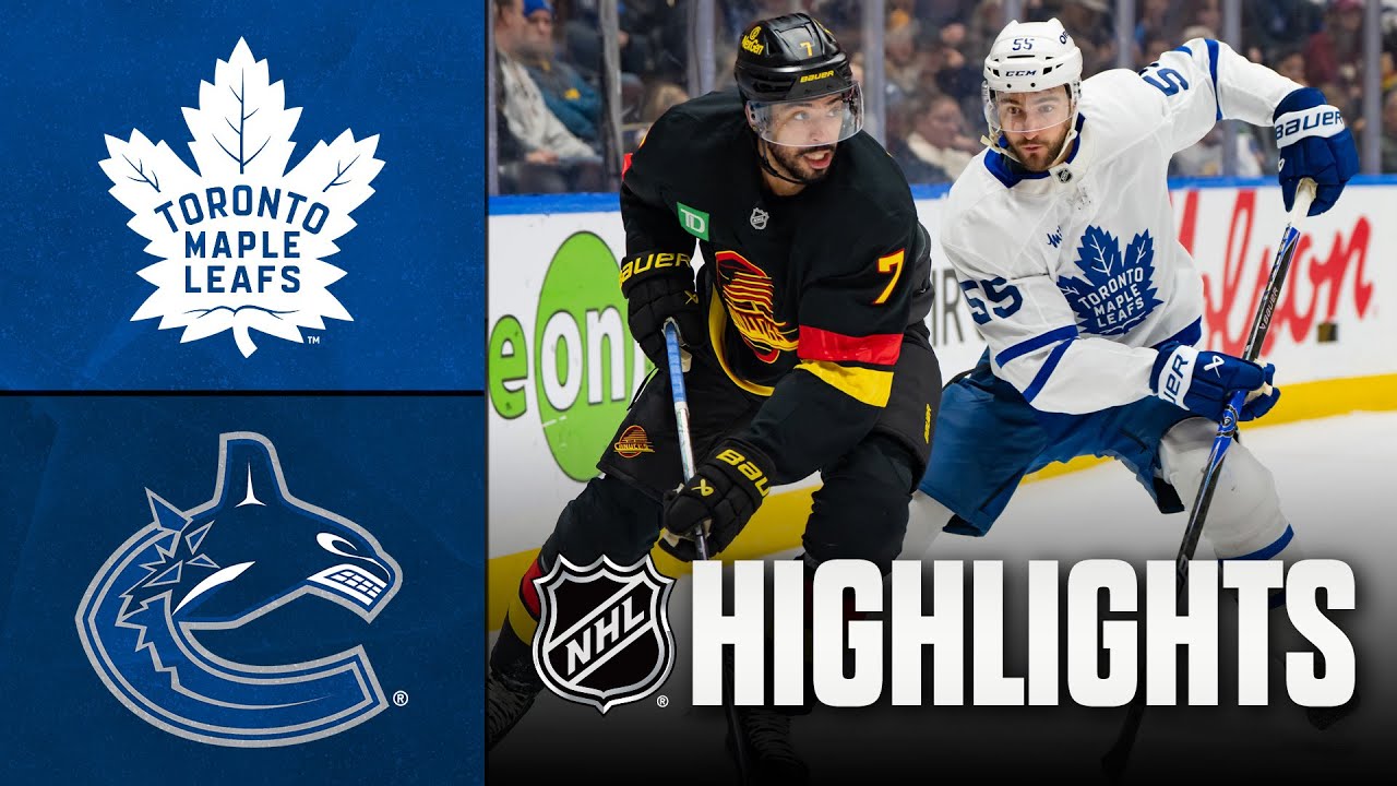 2월01일 토론토 벤쿠버 NHL 하이라이트