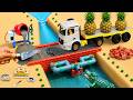 DIY Mini Tractor Making Real Concrete Bridge Underground Home Pipe Science Project DIYMachinery