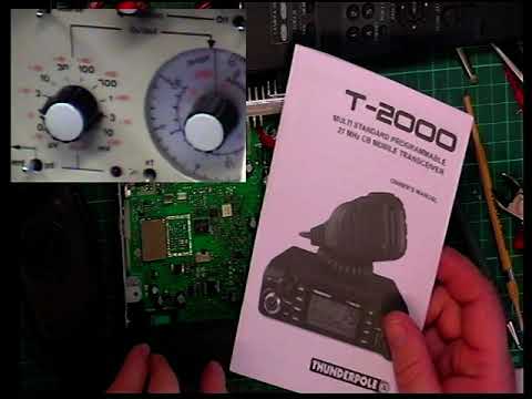 Thunderpole T2000 UK CE MultiNorm  CB radio (mobile) - service adjustments