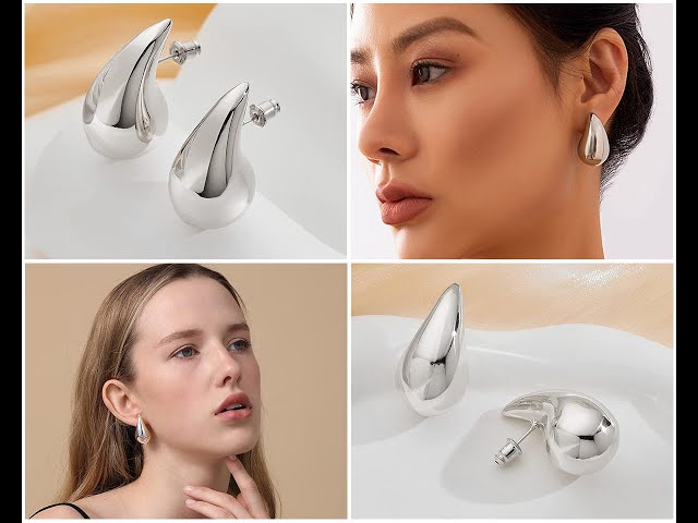 Vídeo relacionado con Engel und Teufel - Pendientes para mujer, plata 925, hipoalergénicos, asimétricos, Plata
