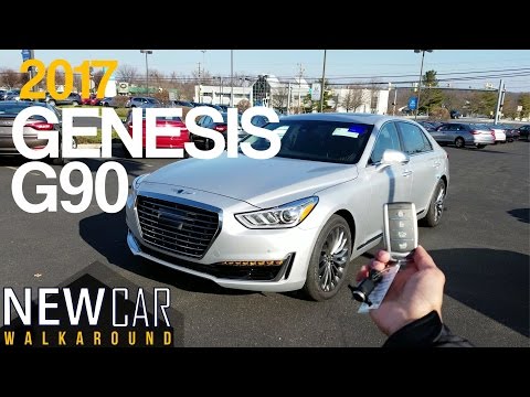 2017 GENESIS G90 AWD 3.3T PREMIUM - IN DEPTH WALKAROUND STARTUP INTERIOR EXTERIOR ENGINE TRUNK