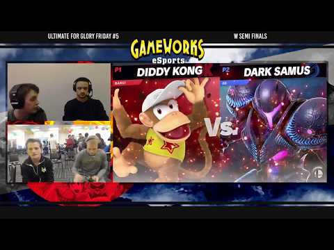 Ultimate For Glory Friday #5 - BANG! (Diddy Kong) Vs. JFK (Dark Samus, Yoshi, R.O.B.) - WSF
