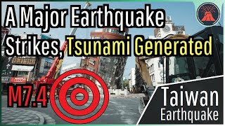 Taiwan Earthquake Update; Magnitude 7.4 Quake Strikes Hualien, Tsunamis Generated
