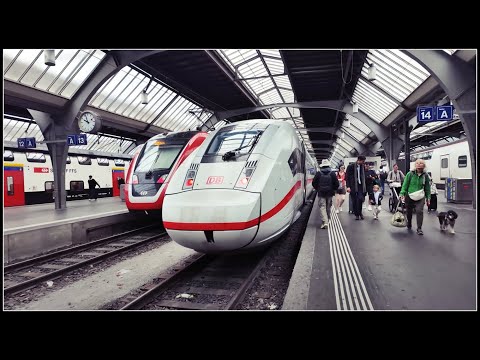 DB ICE 4 nach Kiel Hbf |  Abfahrt beim Zürich Hauptbahnhof