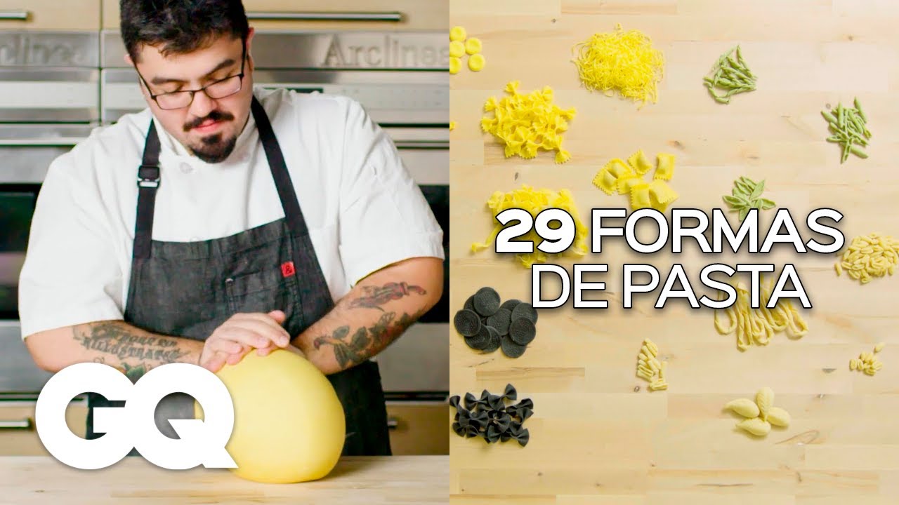 Cómo hacer 29 tipos de pasta con 4 tipos de masa al más puro estilo italiano | GQ México