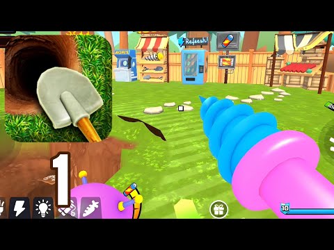 Digging Simulator: Hole Craft - Gameplay Walkthrough Part 1 - Tutorial (Android, iOS)