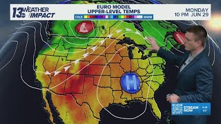 13 ON YOUR SIDE Forecast: Quiet End To The Week; Turning Hot Next Week